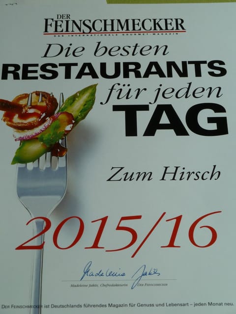 Gasthof zum Hirsch Alojamiento y desayuno in Wangen im Allgäu
