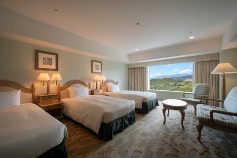 Photo of the whole room, Bedroom, Mountain view