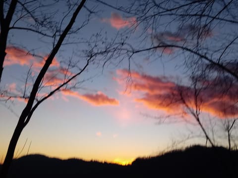 Mountain view, Sunset