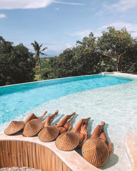 Guests, Pool view, Swimming pool, group of guests, group of guests, sunbed