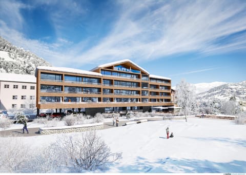 Property building, Natural landscape, Winter