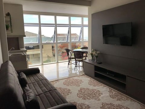 Apartamento requintado com vista para o mar- Casagrande 202 Condo in Bombinhas