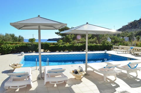 Balcony/Terrace, Beach, Pool view, Sea view, Swimming pool