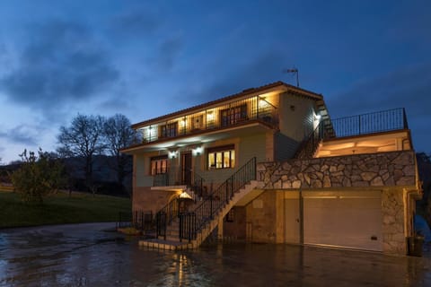 Property building, Night, Sunset