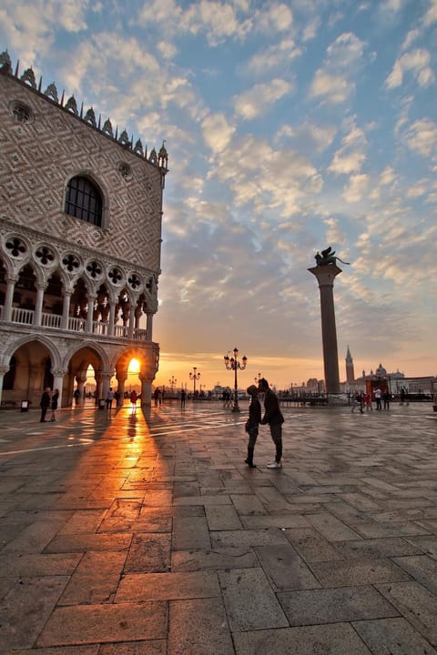 Nearby landmark, Sunset