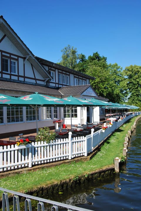 Garden view, River view