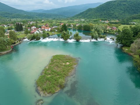 Spring, Natural landscape, Bird's eye view, Lake view, Mountain view, River view