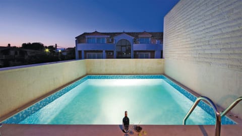 Patio, Street view, Swimming pool