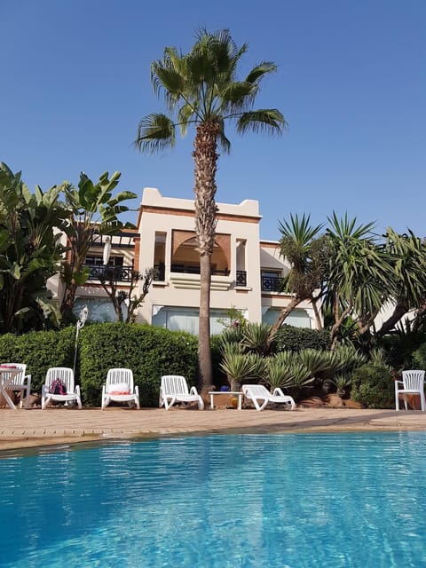 Property building, Pool view