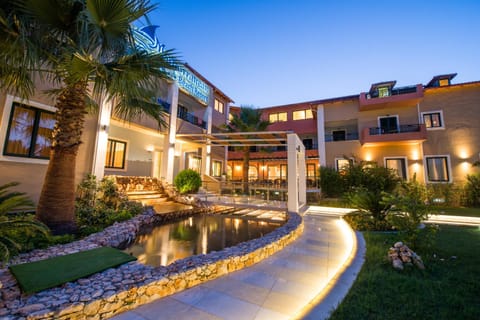 Property building, Property building, Garden, Sunset