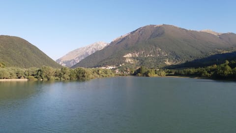 Natural landscape, Canoeing, Lake view, Mountain view