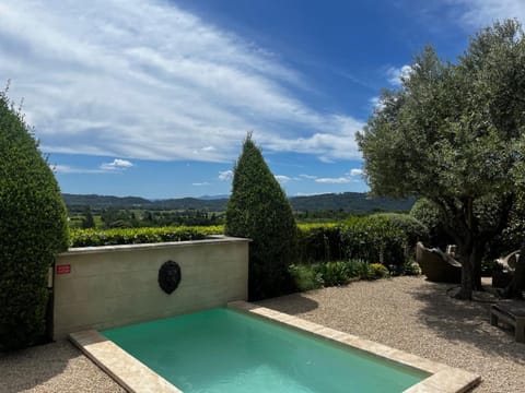 Natural landscape, Garden, Pool view