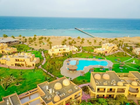 Bird's eye view, Beach, Pool view, Sea view