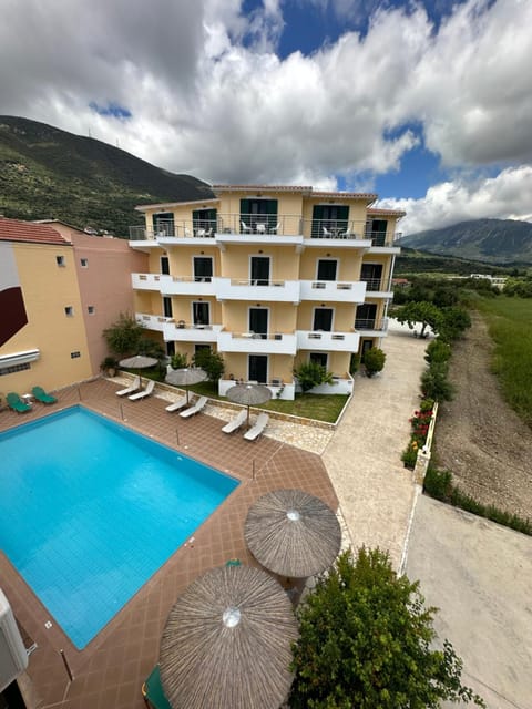 Property building, Natural landscape, Mountain view, Pool view