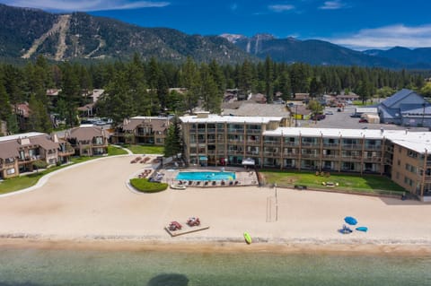 Property building, Beach, Lake view, Mountain view