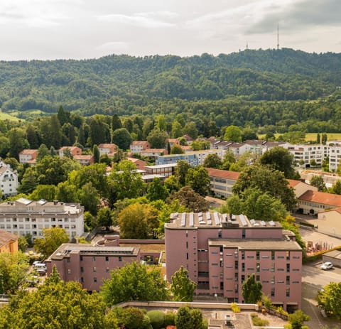 Property building, Natural landscape, Bird's eye view, Summer, Balcony/Terrace