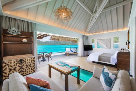 Living room, Bedroom, Sea view