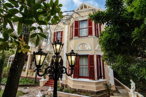 Facade/entrance, Spring, Bird's eye view, Garden, Decorative detail, On site