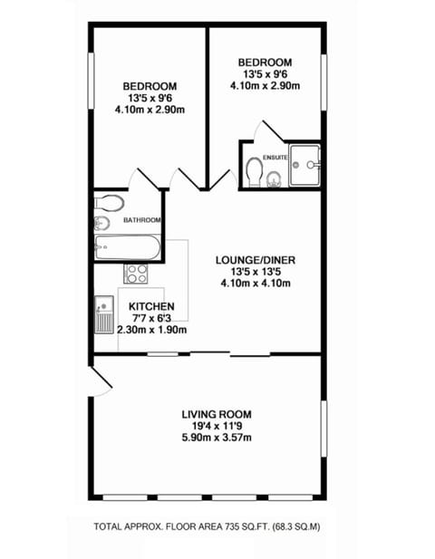 Floor plan, Text overlay