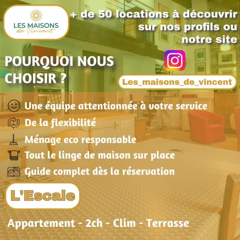 L'Escale - Clim, Terrasse Apartment in Arles