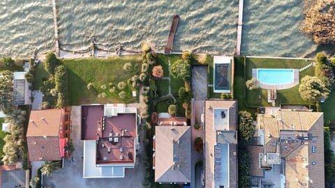 Property building, Nearby landmark, Day, Natural landscape, Bird's eye view, Lake view