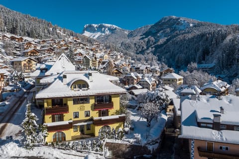 Property building, Neighbourhood, Bird's eye view, Winter, Mountain view