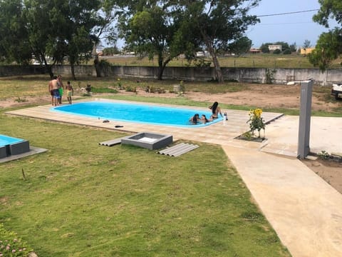 People, Garden, Swimming pool