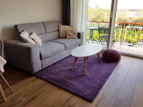 Living room, Seating area, Garden view