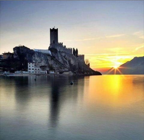 Lake view, Sunset