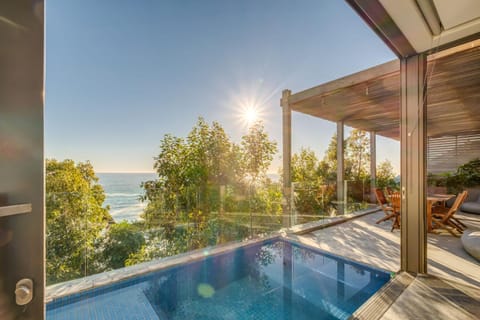 Balcony/Terrace, Seating area, Sea view, Swimming pool