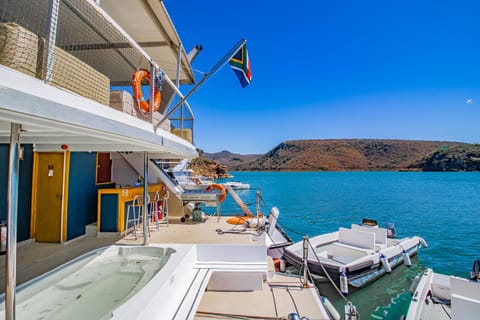 Shayamanzi Houseboats Docked boat in KwaZulu-Natal