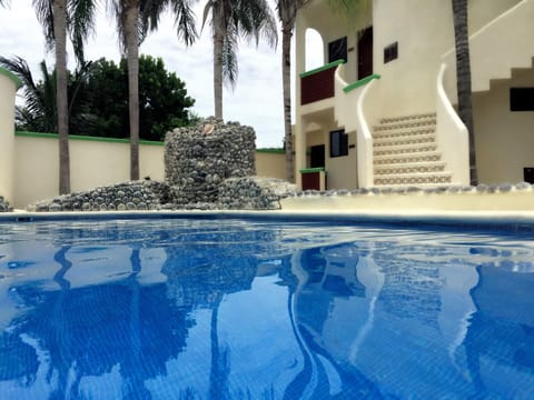 Property building, Pool view