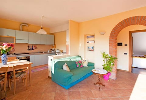 Kitchen or kitchenette, Living room, Dining area