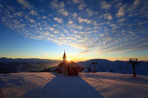 Natural landscape, Place of worship, Landmark view, Sunset