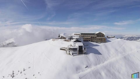 Property building, Bird's eye view, Winter