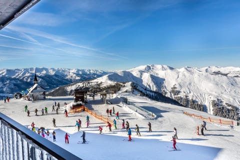 Winter, Skiing, Mountain view