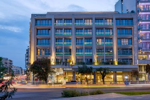 Property building, Night, Neighbourhood, City view, Street view, Location