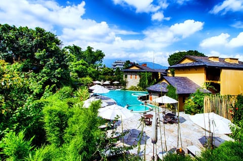 Bird's eye view, Pool view, Swimming pool