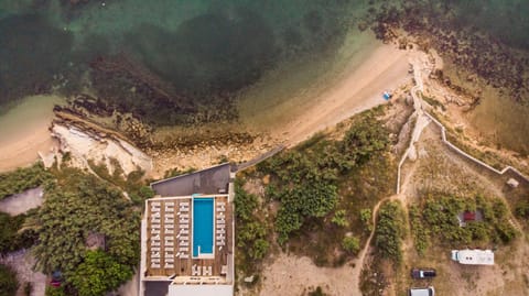 Property building, Day, Natural landscape, Bird's eye view, Beach