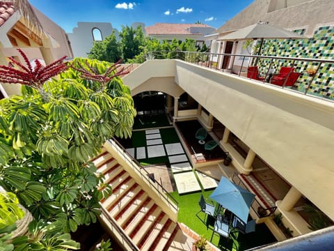 Property building, Patio