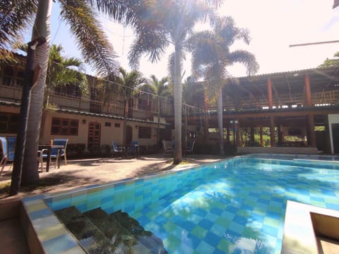 Property building, Patio, Swimming pool