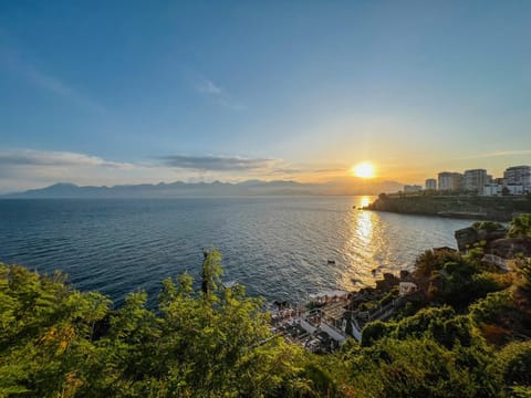 Natural landscape, Beach, Sea view, Sunset