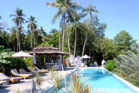 Day, Natural landscape, Pool view, sunbed