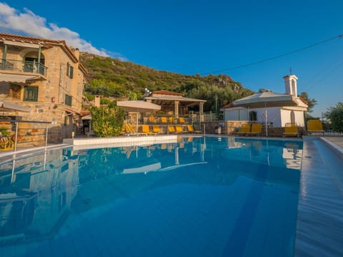 Property building, Pool view, Swimming pool