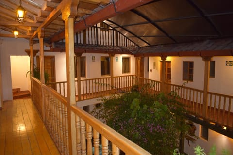 Property building, Night, Garden view, Inner courtyard view