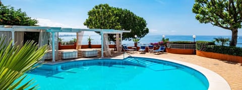 Patio, Day, Natural landscape, Pool view, Sea view, Swimming pool, sunbed