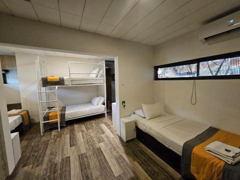 TV and multimedia, Photo of the whole room, Bedroom, bunk bed, towels, air conditioner