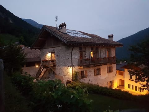 Property building, Night, Natural landscape, Balcony/Terrace