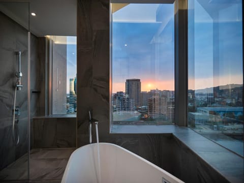 Shower, Bathroom, River view