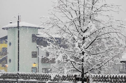 Property building, Nearby landmark, Winter